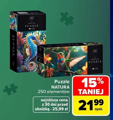 Puzzle Natura 250 elementów Interdruk promocja w Carrefour