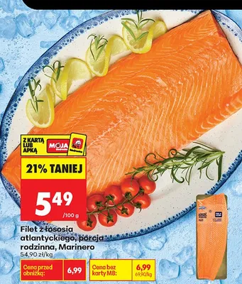 Filet z łososia atlantyckiego, porcja rodzinna promocja w Biedronka