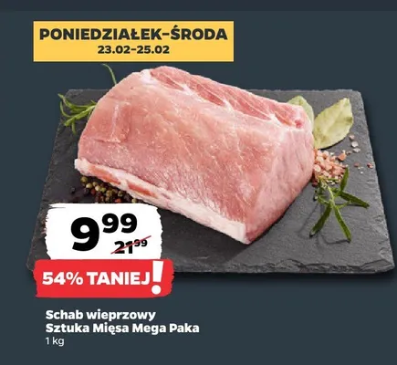 Schab wieprzowy promocja w Netto