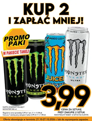 Napój energetyzujący Monster Energy Juice Mango Loco promocja w Kupiec