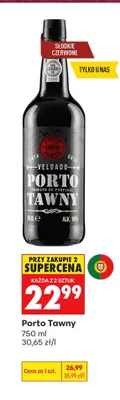 Wino czerwone Porto Tawny Velgado promocja w Biedronka