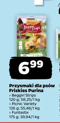 Przysmaki dla psów Purina Friskies Picnic Variety promocja w Netto