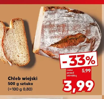 Chleb wiejski promocja w Kaufland