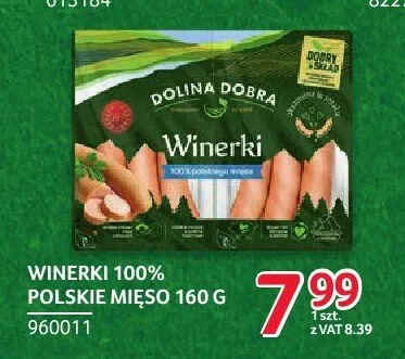 Winerki 100% polskie mięso Dolina Dobra promocja w Selgros