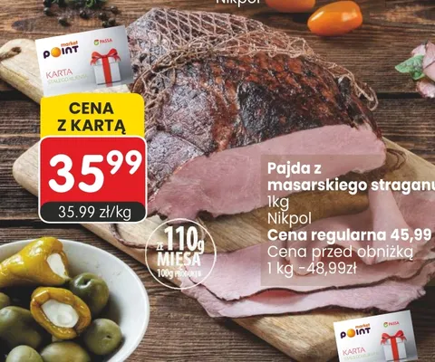 Pajda z masarskiego straganu Nik-Pol promocja w Market Point