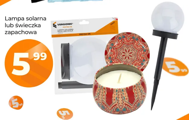 Świeczka zapachowa Vergionic promocja w POLOmarket