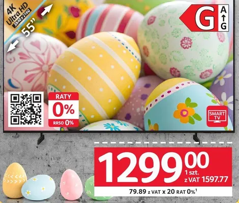 TV LED SAMSUNG UE55B072FUXXH 344276 promocja w Selgros