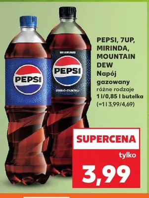 Napój gazowany Pepsi 1l / 0,85l promocja w Kaufland