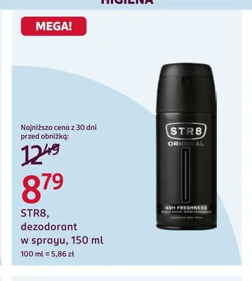 Dezodorant w sprayu STR8 promocja w Rossmann