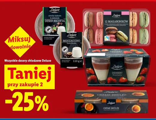Deser Crème Brûlée Deluxe promocja w Lidl