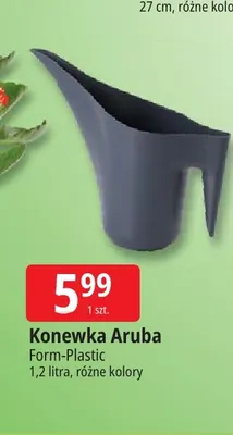 Konewka Aruba Form-Plastic 1,2 l promocja w Leclerc