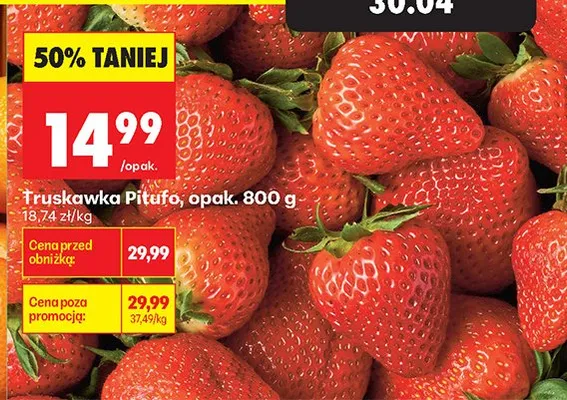 Truskawka Pitufo promocja w Biedronka