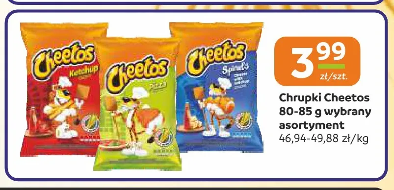 Chrupki Cheetos Ketchup promocja w Gama