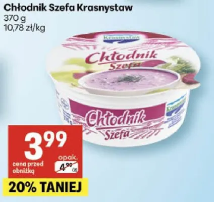 Chłodnik Szefa Krasnystaw promocja w Delikatesy Centrum