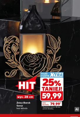 Znicz Barok Serce bez wkładu promocja w Kaufland