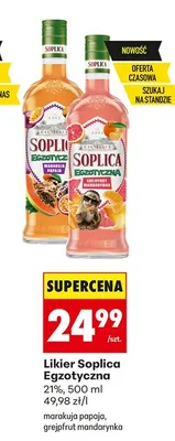 Likier Soplica Egzotyczna grejpfrut mandarynka promocja w Biedronka
