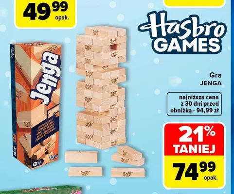 Gra Jenga promocja w Carrefour
