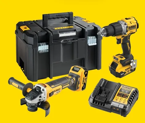 Zestaw elektronarzędzi 18 V DCK2026P2T promocja w Castorama