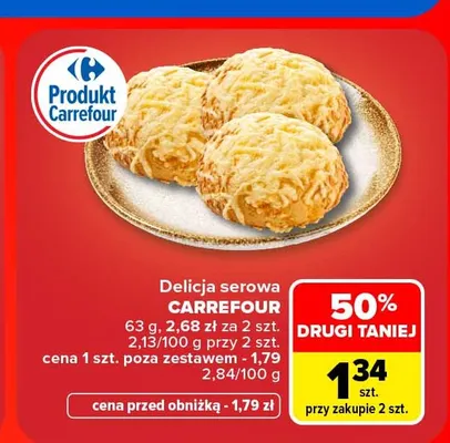 Delicja serowa Carrefour promocja w Carrefour