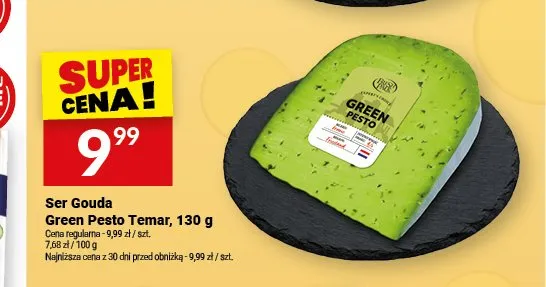 Ser Gouda Green Pesto Temar promocja w Twój Market