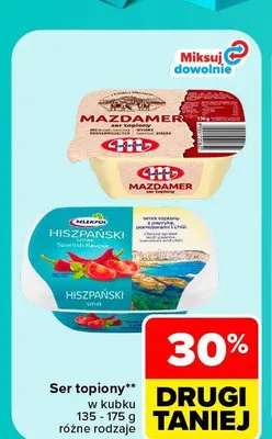 Ser topiony w kubku promocja w Carrefour