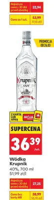 Wódka Krupnik promocja w Biedronka