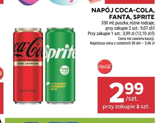Napój gazowany Fanta promocja w Stokrotka