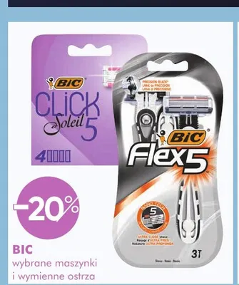 Maszynka do golenia BIC Click Soleil 5 promocja w Super-Pharm