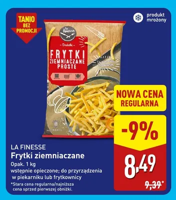 Frytki ziemniaczane La Finesse promocja w Aldi