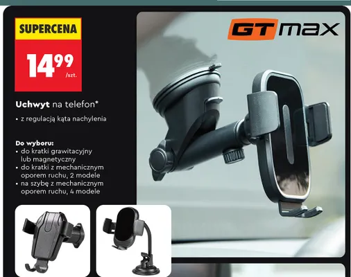 Uchwyt na telefon do kratki magnetyczny promocja w Biedronka
