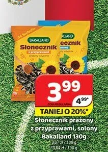 Słonecznik prażony solony Bakalland promocja w Delfin