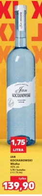 Wódka Jan Kochanowski 40% promocja w Kaufland