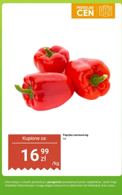 Papryka czerwona luz promocja w Dino