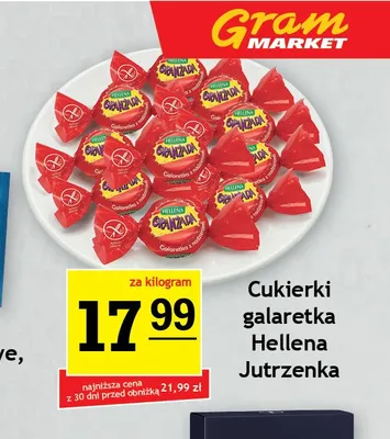 Cukierki galaretka Hellena Jutrzenka promocja w Gram Market