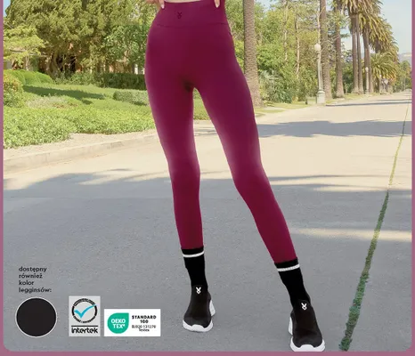 Legginsy damskie CARDIO BUNNY promocja w Biedronka