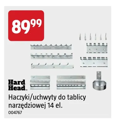 Haczyki/uchwyty do tablicy narzędziowej 14 el. Hard Head promocja w Jula