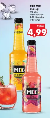 Koktajl RTD Mix Gin & Passion Fruit promocja w Kaufland
