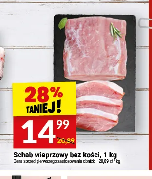 Schab wieprzowy bez kości promocja w Twój Market
