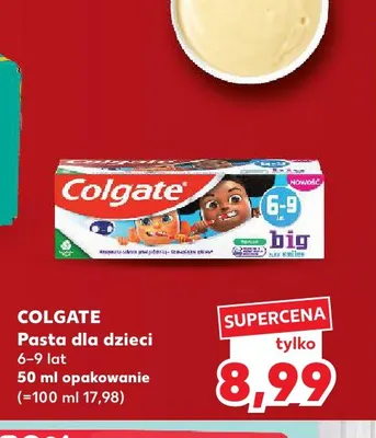 Pasta dla dzieci Colgate 6-9 lat promocja w Kaufland