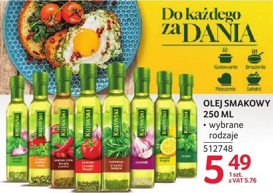 Olej smakowy 250ml wybrane rodzaje promocja w Selgros