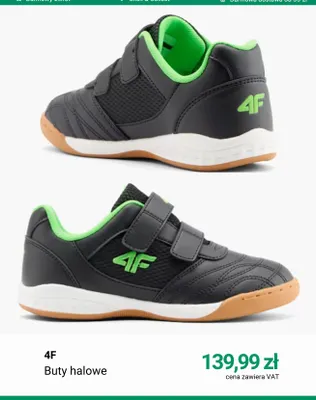 Buty halowe 4F promocja w Deichmann