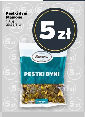 Pestki dyni Mamone promocja w Netto