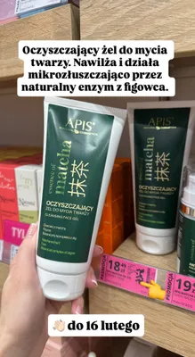 Żel oczyszczający do mycia twarzy Matcha promocja w Hebe