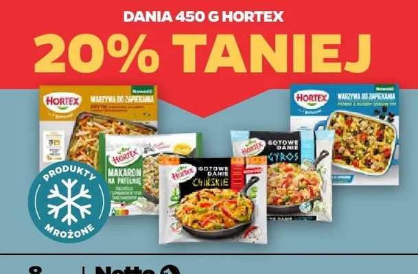 Dania mrożone 450 g -20% promocja w Netto