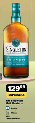 Whisky Malt Master's Single Malt Scotch Whisky promocja w Netto