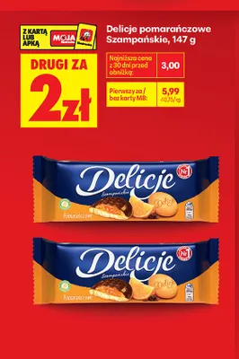 Delicje pomarańczowe Szampańskie promocja w Biedronka