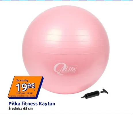 Piłka fitness Kaytan średnica 65cm promocja w Action