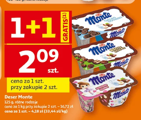 Deser Monte Cherry promocja w Auchan
