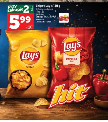 Chipsy Lay's Salted promocja w TOPAZ