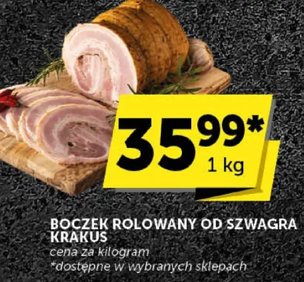 Boczek rolowany od szwagra Krakus promocja w Groszek